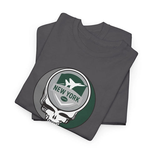 Grateful Dead - New York Jets Stealie Unisex T-Shirt - NFL - StealieShop